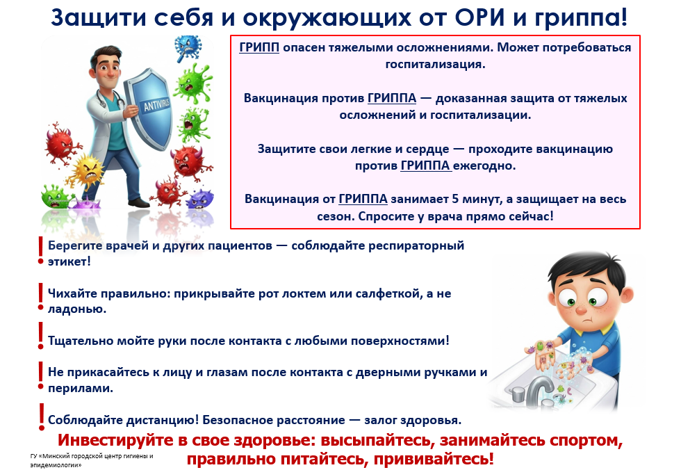 Листовка ОРИ и грипп